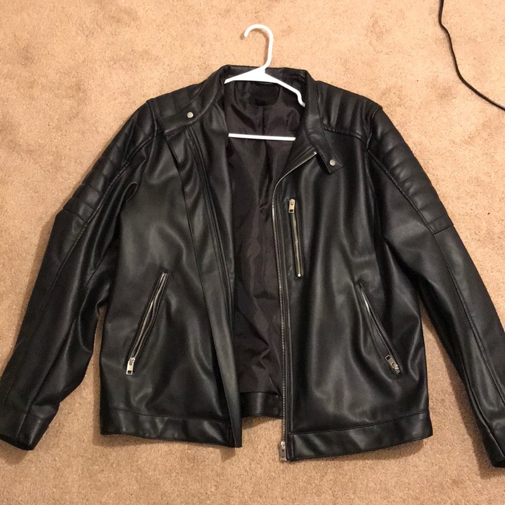 H&M Black leather Jacket